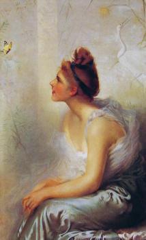 Vittorio Matteo Corcos : Beauty and the Butterfly
